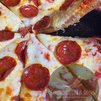 Sourdough Pizza Crust, EF, DF