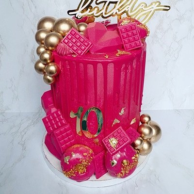 6” Double Barrel Cake