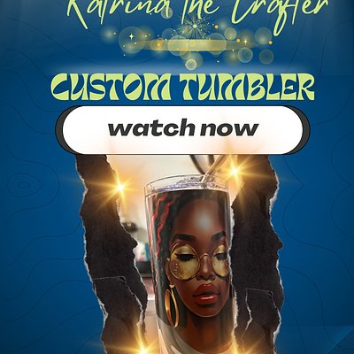 Retro Black Girl Tumbler 