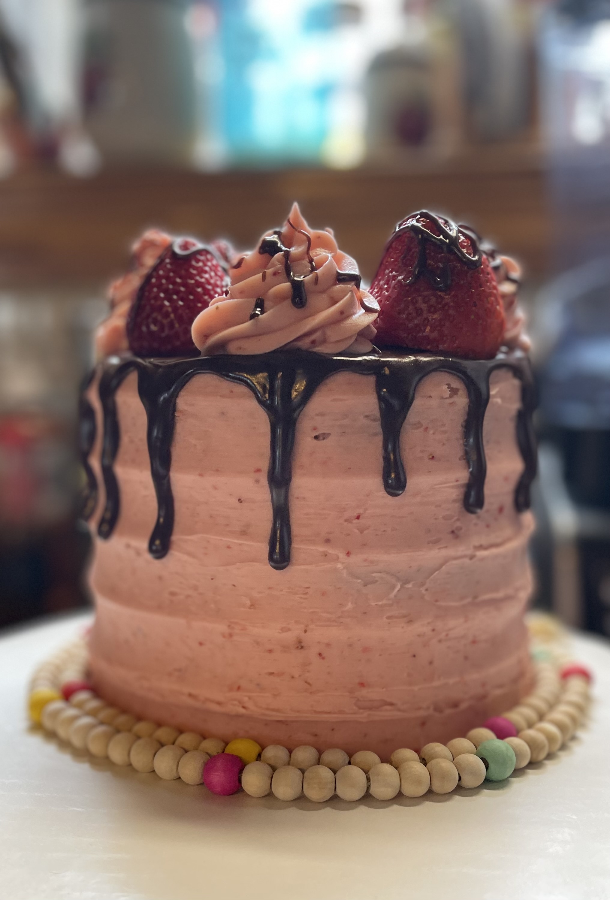 Chocolate And strawberry Cake