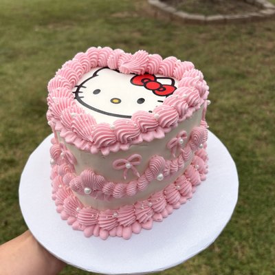 6 inch heart cake