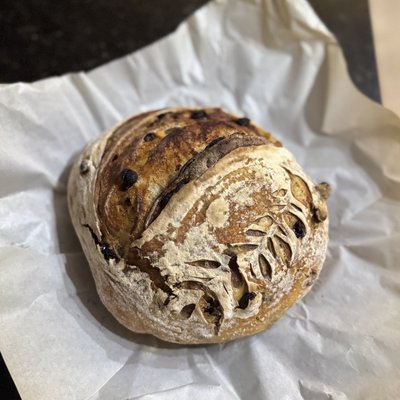 Cinnamon Raisin Artisan Style Sourdough Loaf 