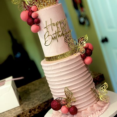 Mini Two-Tiered Cake