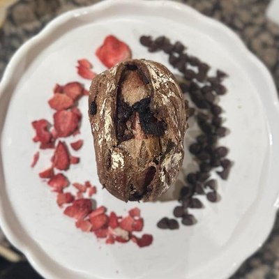 Chocolate Covered Strawberry Sourdough Loaf