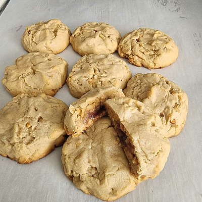 PB&J Filled Cookies