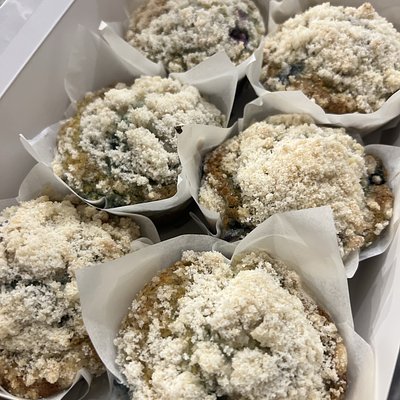 Blueberry Streusel Muffins (6 Pack)