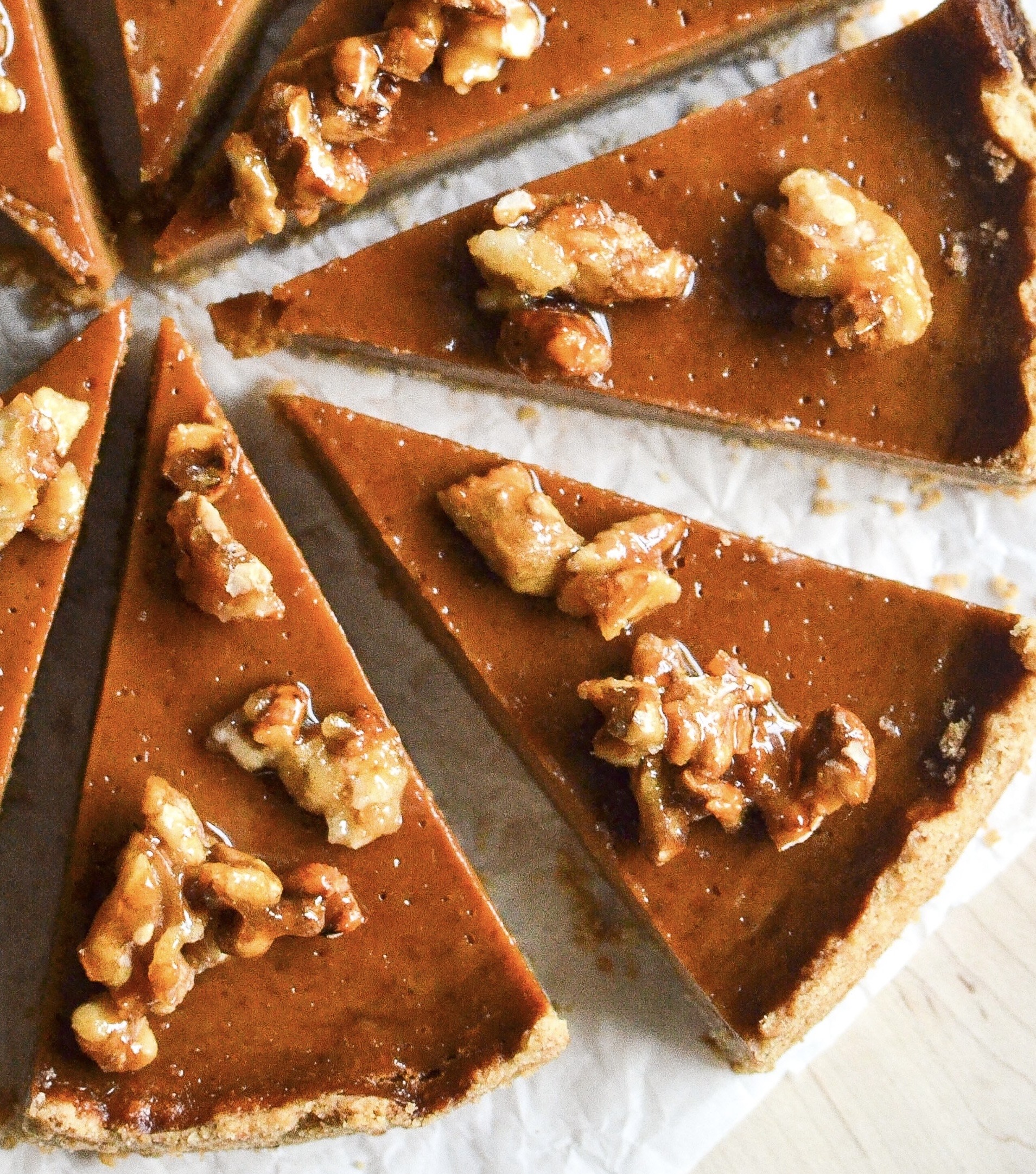 Pumpkin Spice Caramel Tarte