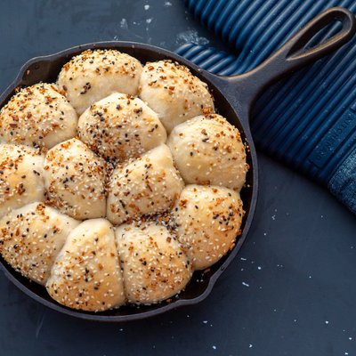 Sourdough Everything Bagel Rolls