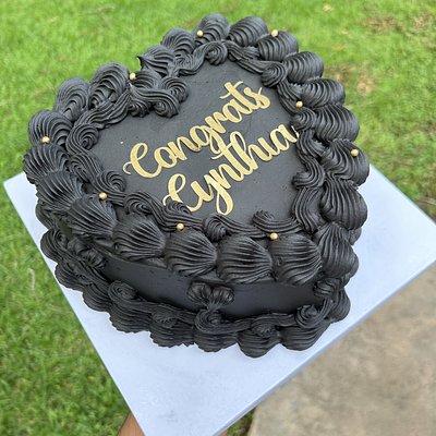 8 Inch Custom Heart Cake