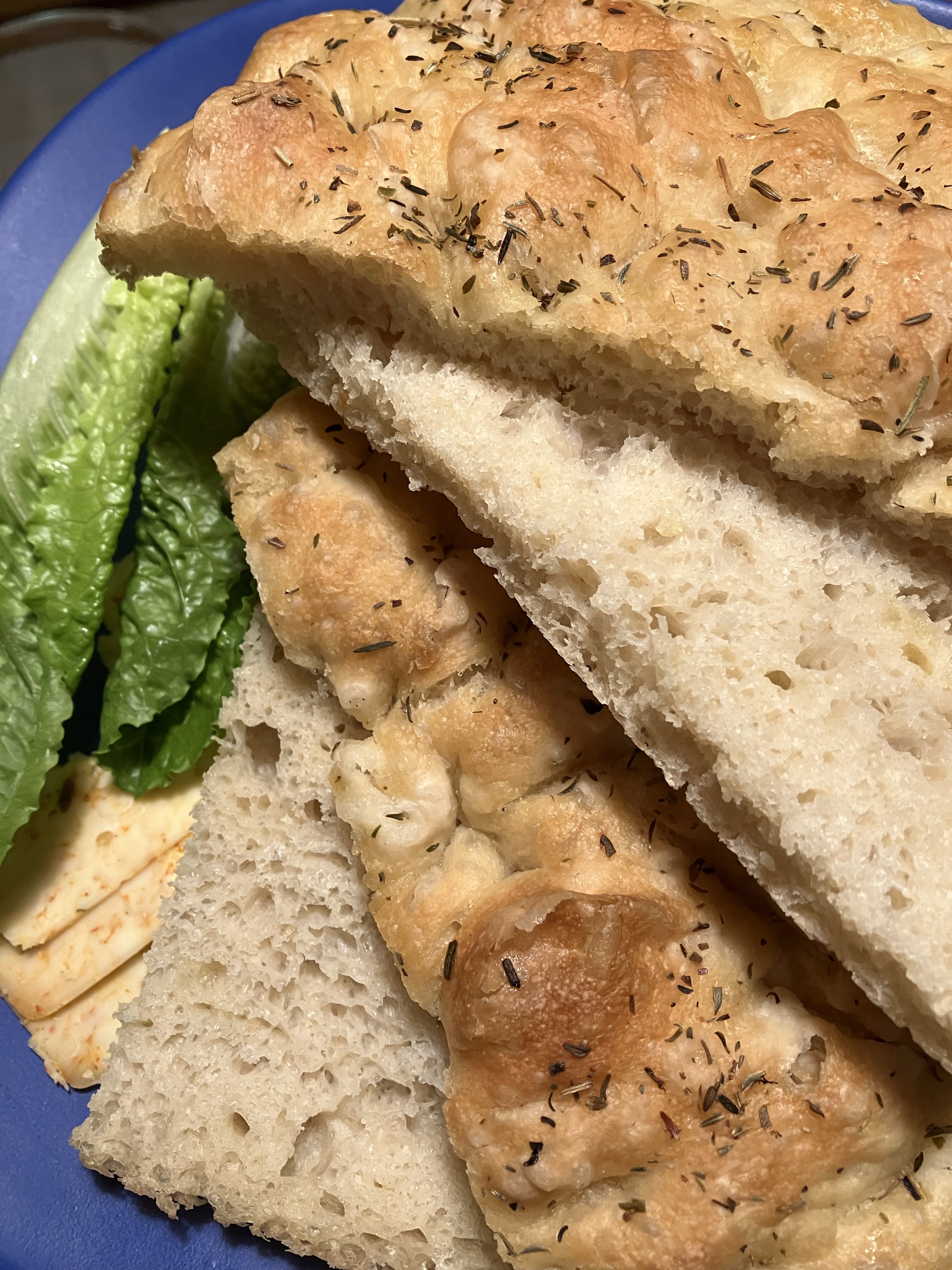 Sandwich-Ready Focaccia (Yeasted)