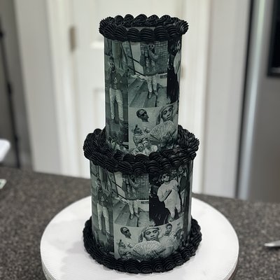 Faux 2 Tier Cake
