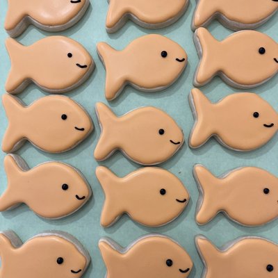 Mini Gold Fish Cookies