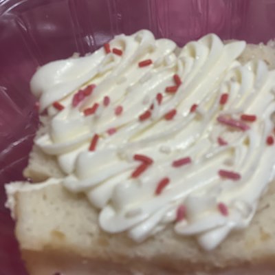 Vanilla Cake Slice