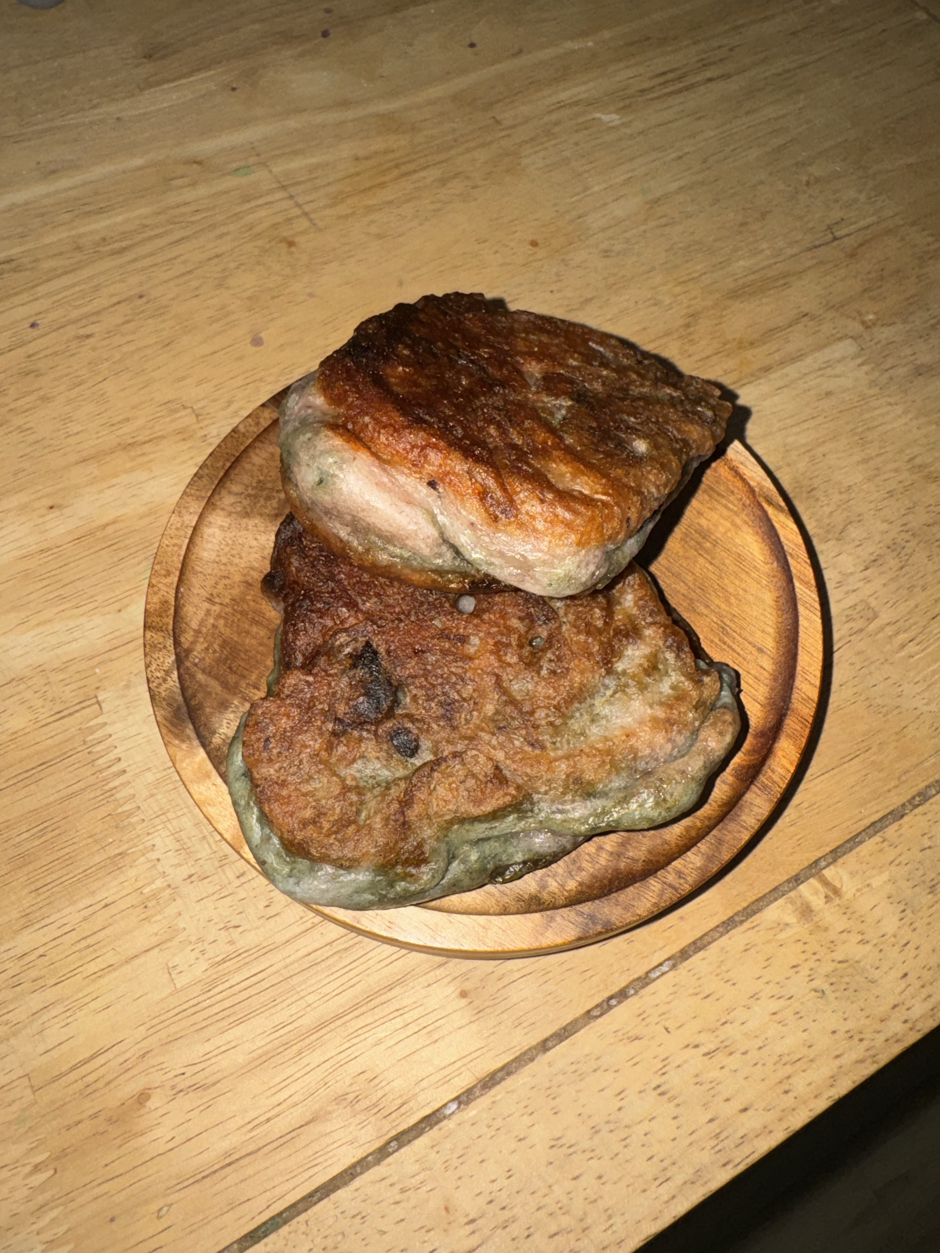 6 Blueberry Sourdough English Muffins