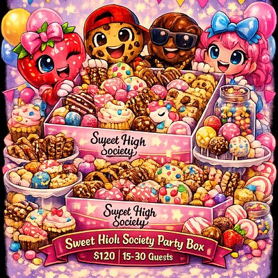 Sweet High Society Party Box