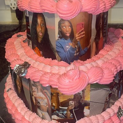 2 Tier Heart Cake 