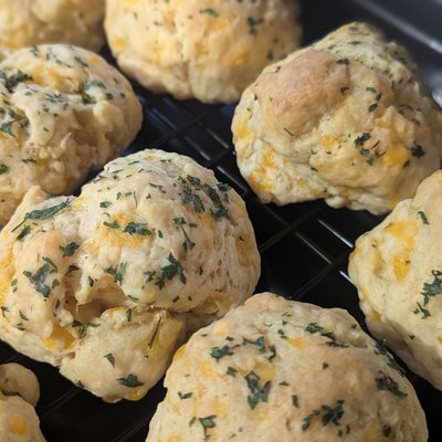 Sourdough Cheddar Biscuits (Qty 12)