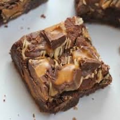 Reese Cup Swirl Brownies