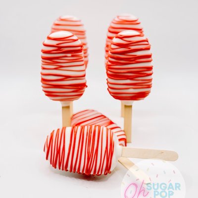 Raspberry Almond Cakesicle