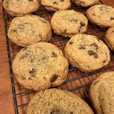 Salted Brown Butter Chocolate Chip Cookies