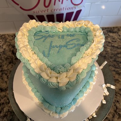 7” Heart Shapr Or 7” Round Cake
