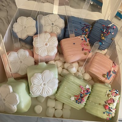 Chocolate Covered Marshmallows 