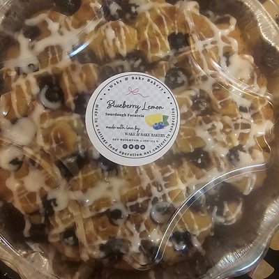 Blueberry Lemon Focaccia 