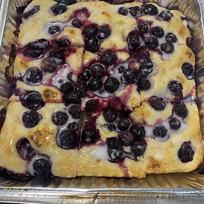 Blueberry Lemon w/ A Lemon Glaze