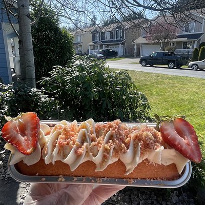 Strawberry Mini Loaf Cake