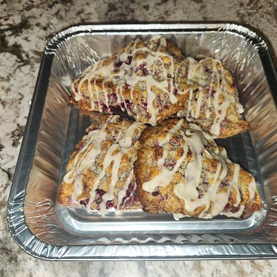 Gluten Free Scones - Cranberry White Chocolate (8 Pack) 