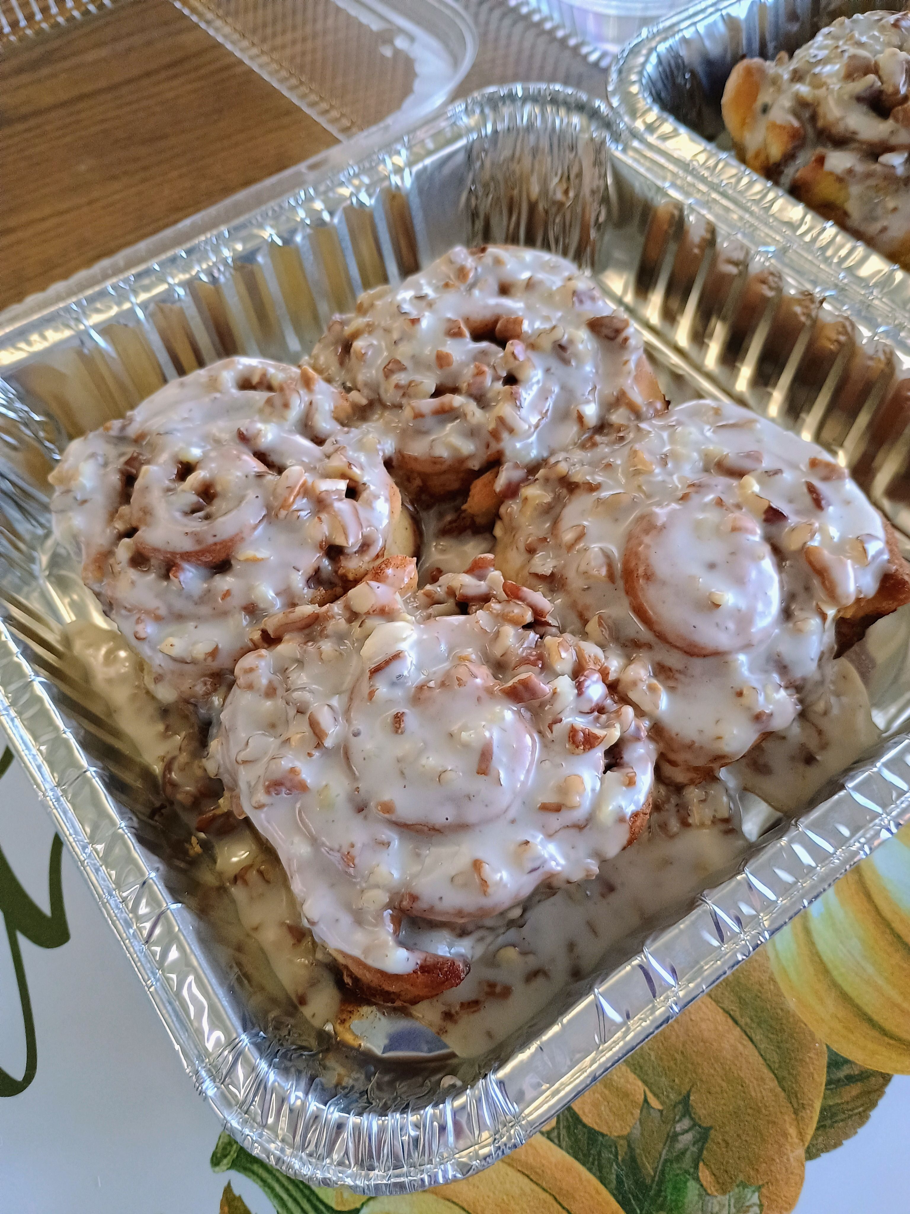 Maple Pecan Cinnamon Rolls (Gluten-free) 4 Count