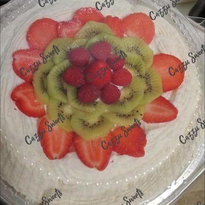 3 Leches with decoration 