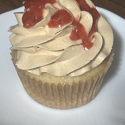 PB&J cupcakes