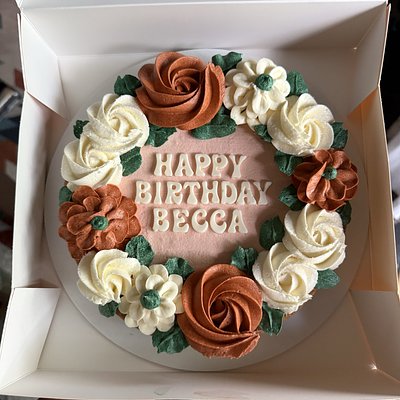 Single 8” Round Custom Cookie Cake 