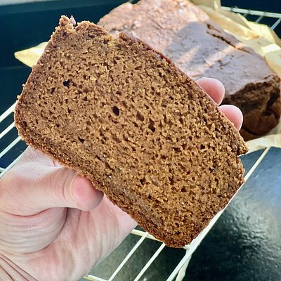 1 Slice Of Breakfast Bread (This Week-PUMPKIN)GF, DF, Egg Free, Refined Sugar Free
