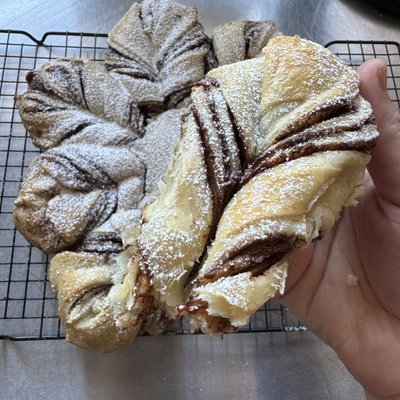 Brioche Sourdough Nutella Snowflake