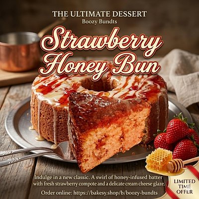 Strawberry Honey Bun