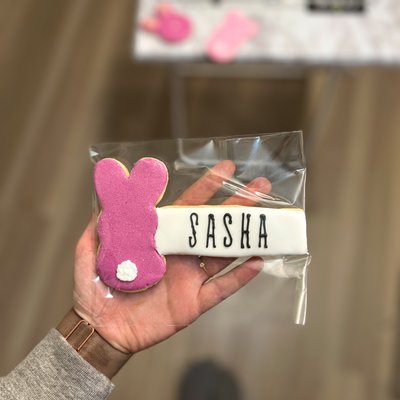 Custom Name-Plate Sugar Cookies