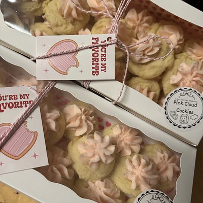 Pink Cloud Cookies-Large Box 