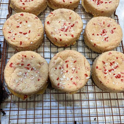 Peppermint Sugar Cookies