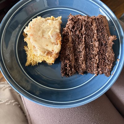 Decadent Chocolate Cake With whipped chocolate Buttercream