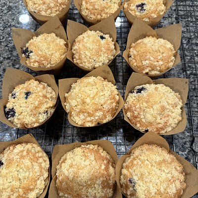 Dozen Blueberry Muffins 