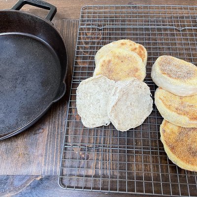 Sourdough English Muffins