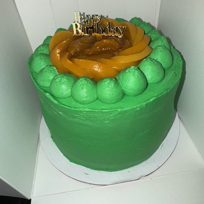 6” Cake With Whipped Cream Frosting 