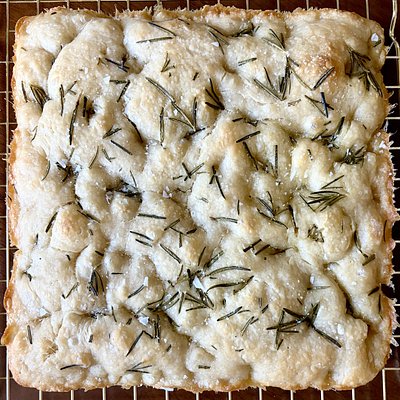 Sourdough Rosemary Sea Salt Focaccia 