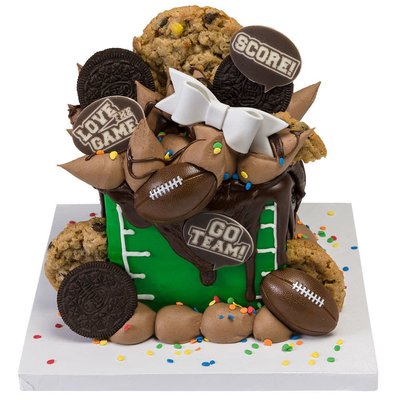 Football Cookie Cake