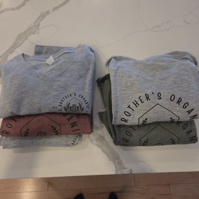 Company Logo Attire Black. White Or Grey(Sweatshirt Or Tee Shirt) 