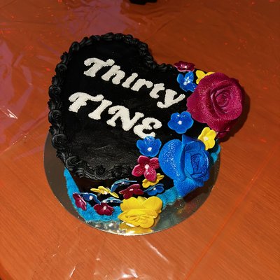 10” Heart Cake 