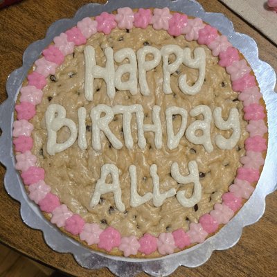 12" Round with Border and Custom Message