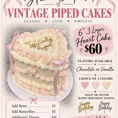 Heart Cake Sale 